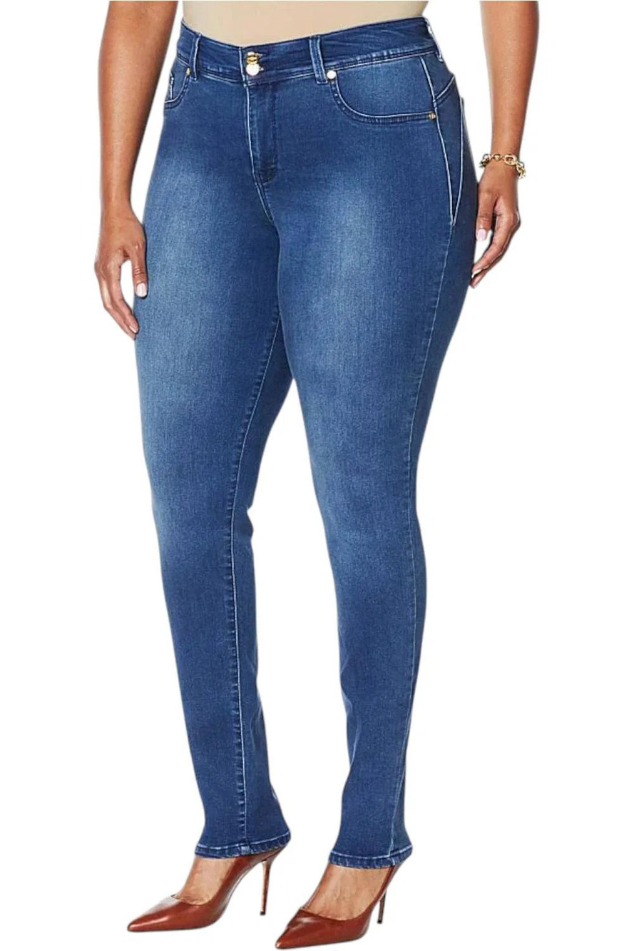 IMAN Global Chic 360 Slim Skinny Jean Midtone - Regular